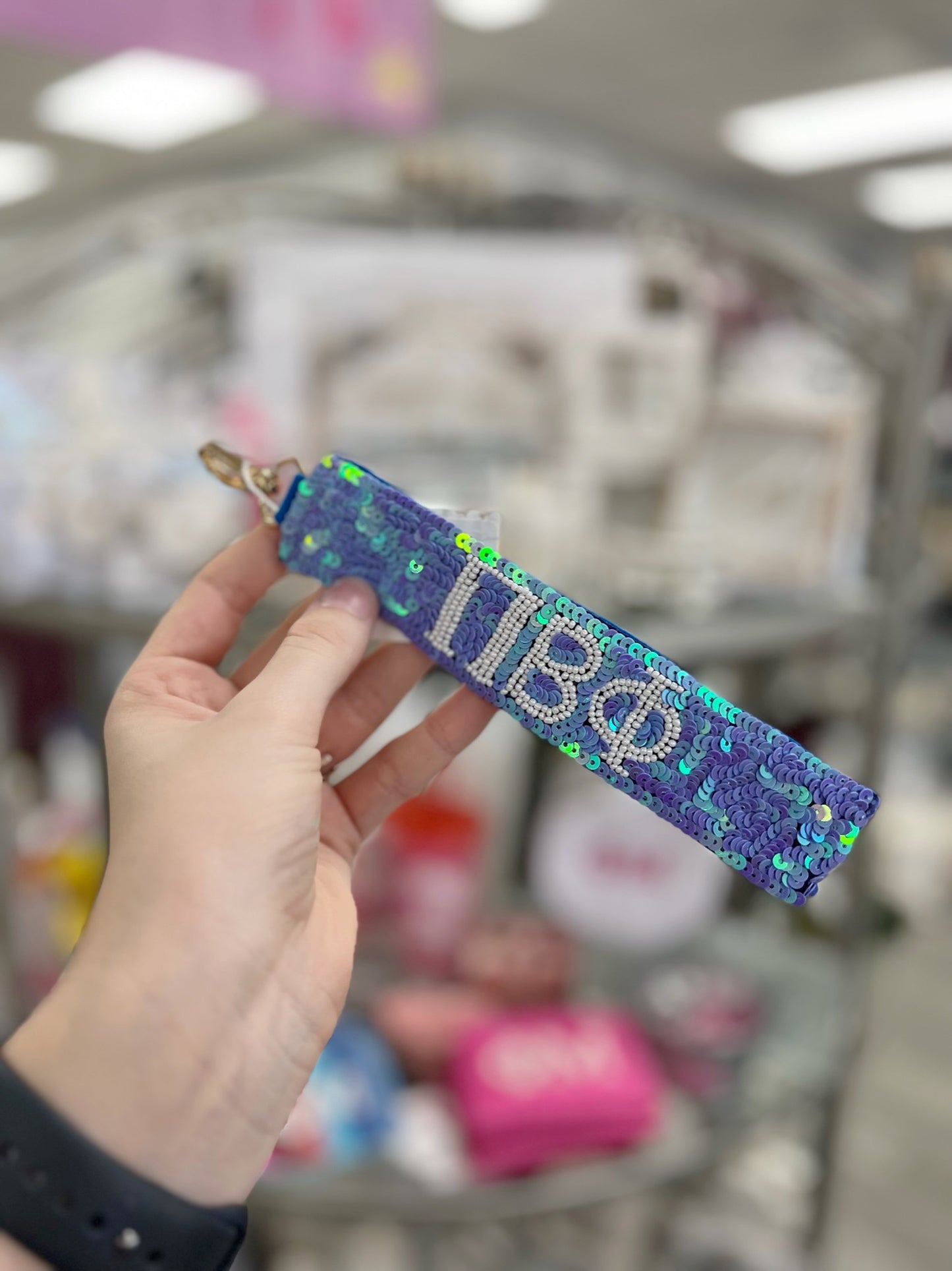 Sorority Sequin Wristlets