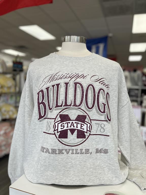 Bulldogs "Vinson" Long Sleeve Fleece