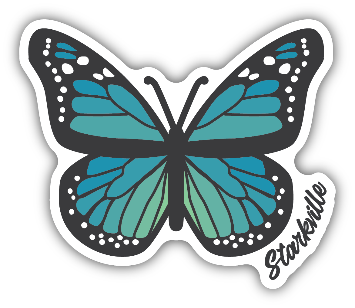 Starkville Butterfly Decal