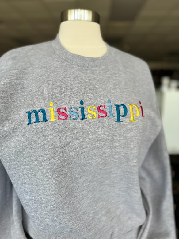 Mississippi Cropped Sweatshirt