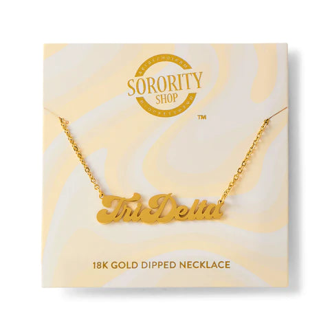 Sorority Gold Retro Necklaces