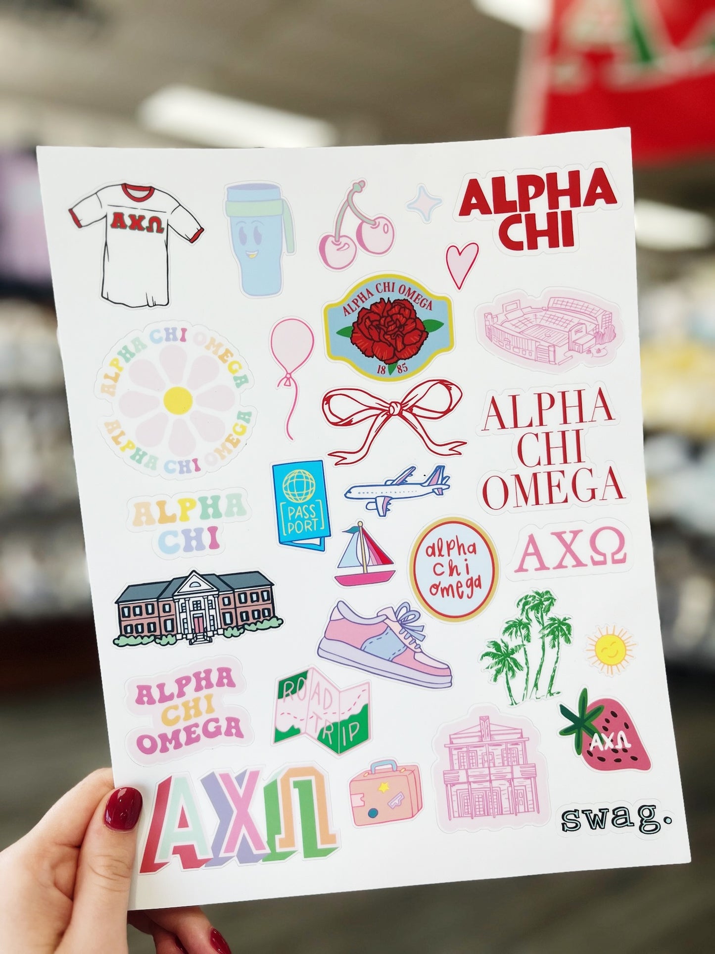 Sorority Sticker Sheets