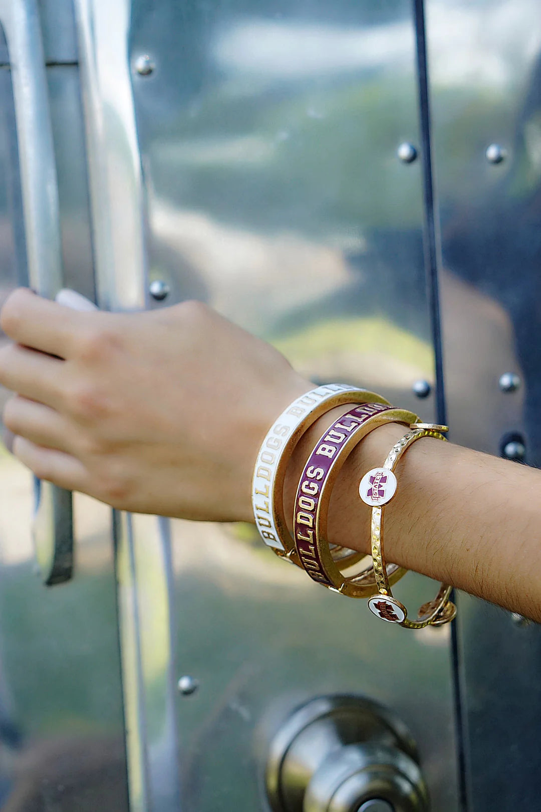 Bulldogs Enamel Bracelet