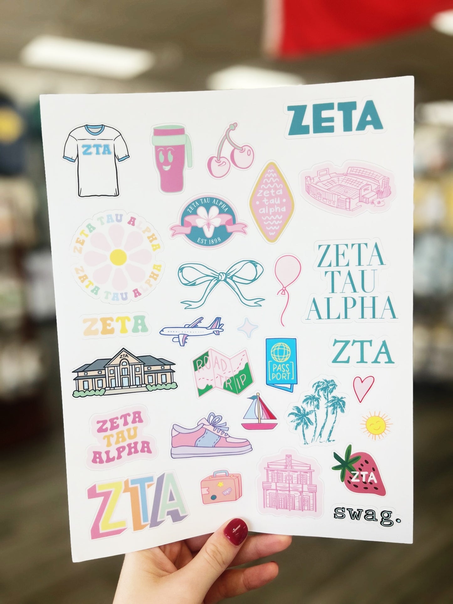 Sorority Sticker Sheets