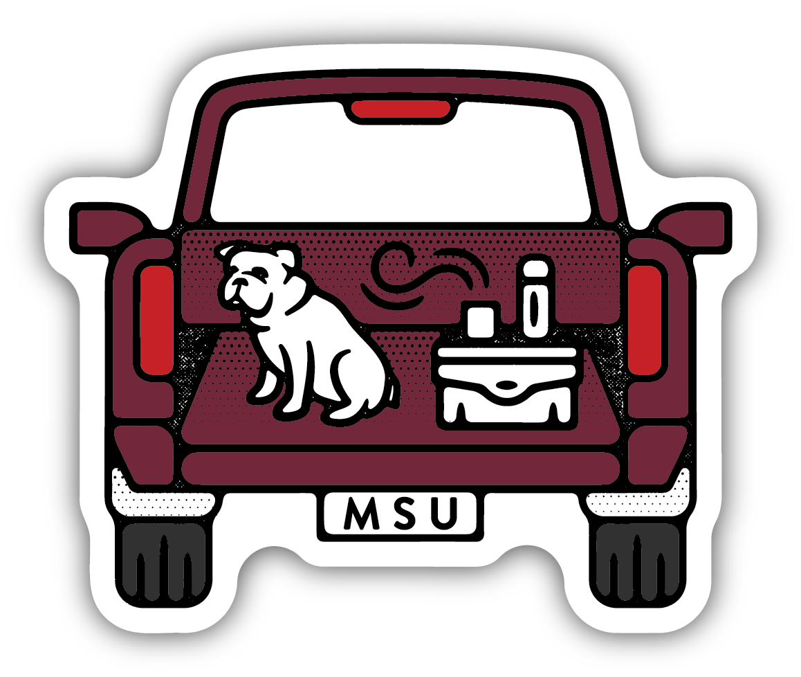 MSU Truck Decal