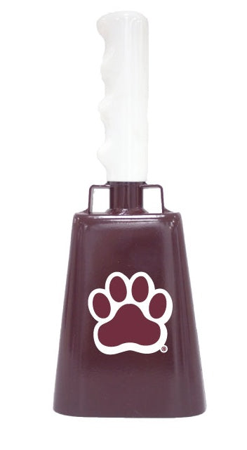 Boxed: Medium Maroon BullyBell with Paw Print Decal