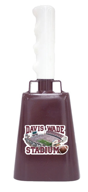Boxed: Medium Maroon BullyBell with Davis Wade Stadium Decal