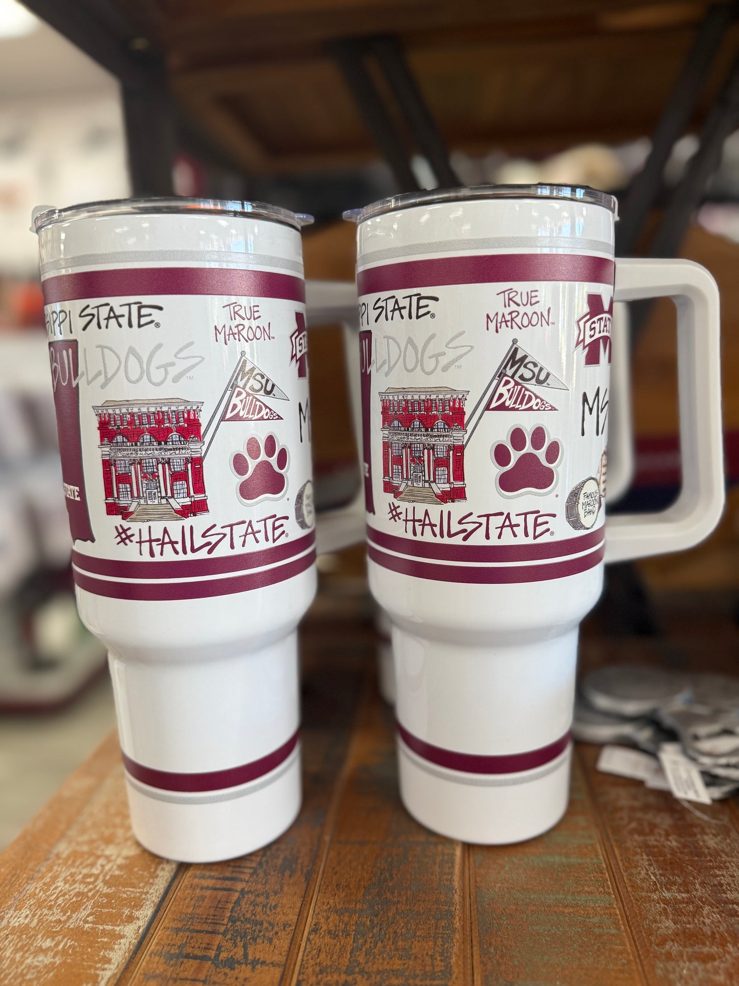 MS State 40oz Collage Tumbler