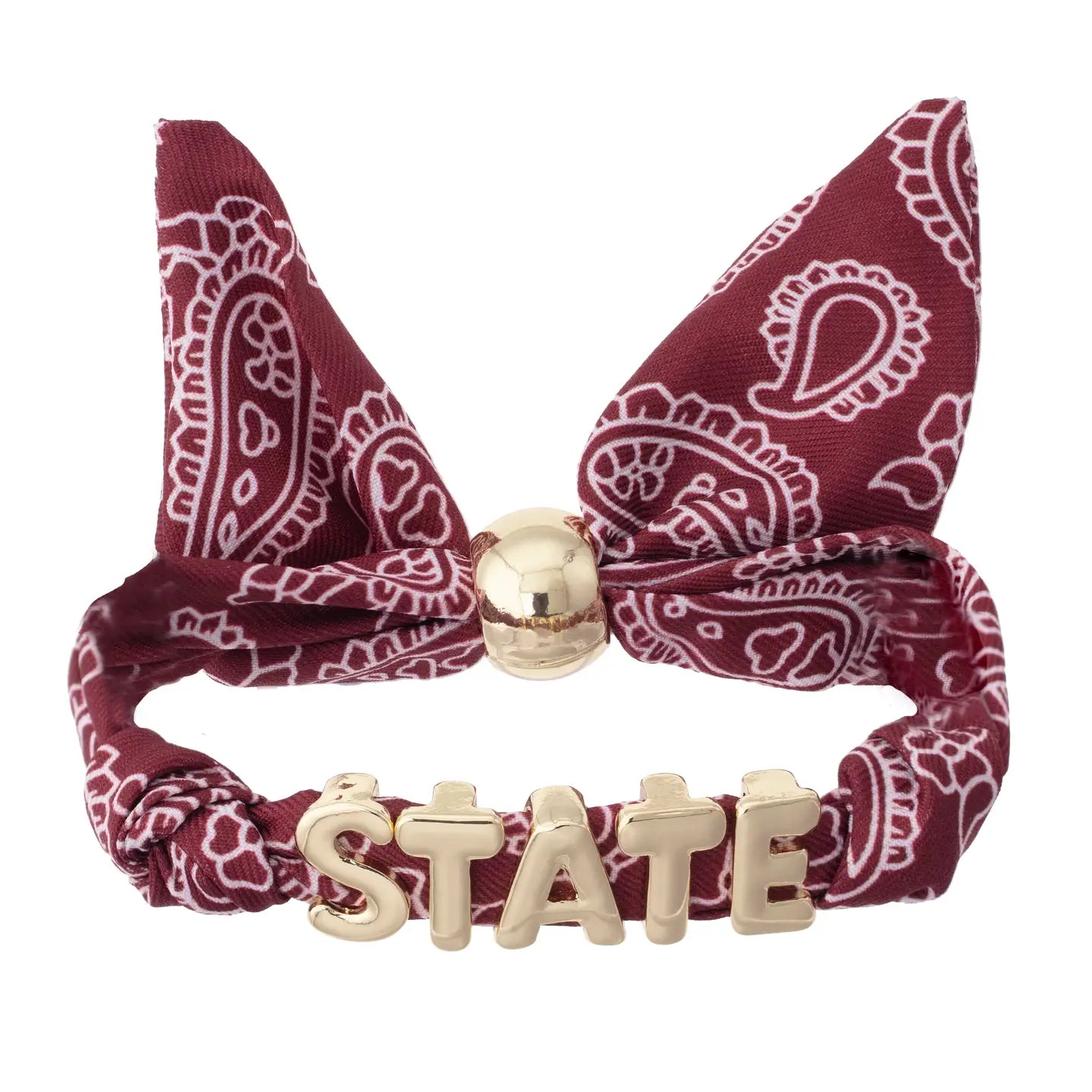 State Bandana Slider Bracelet