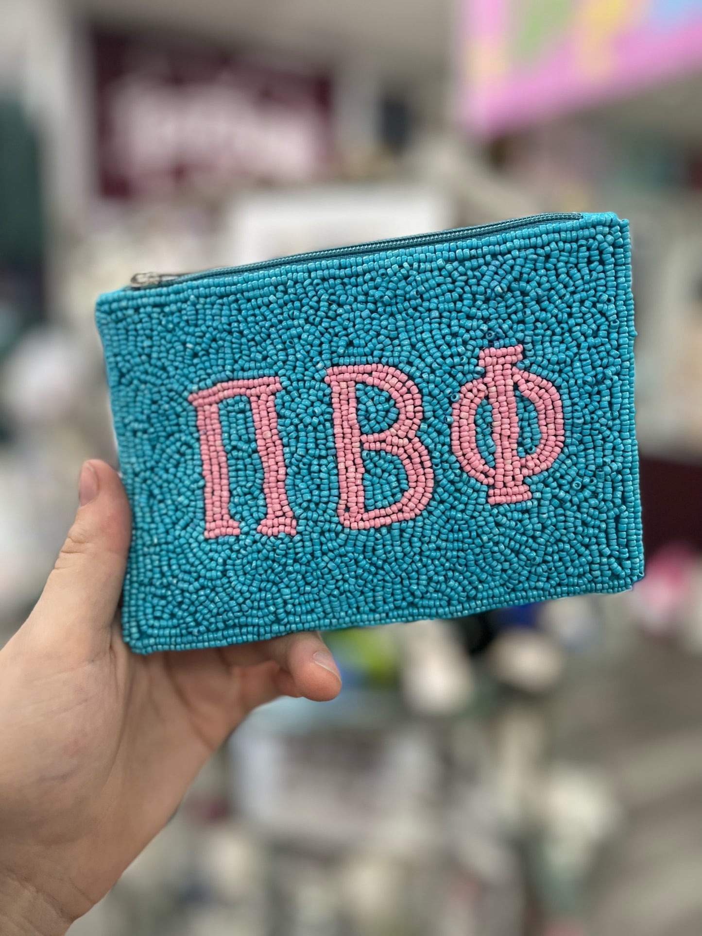 Sorority Beaded Pouches