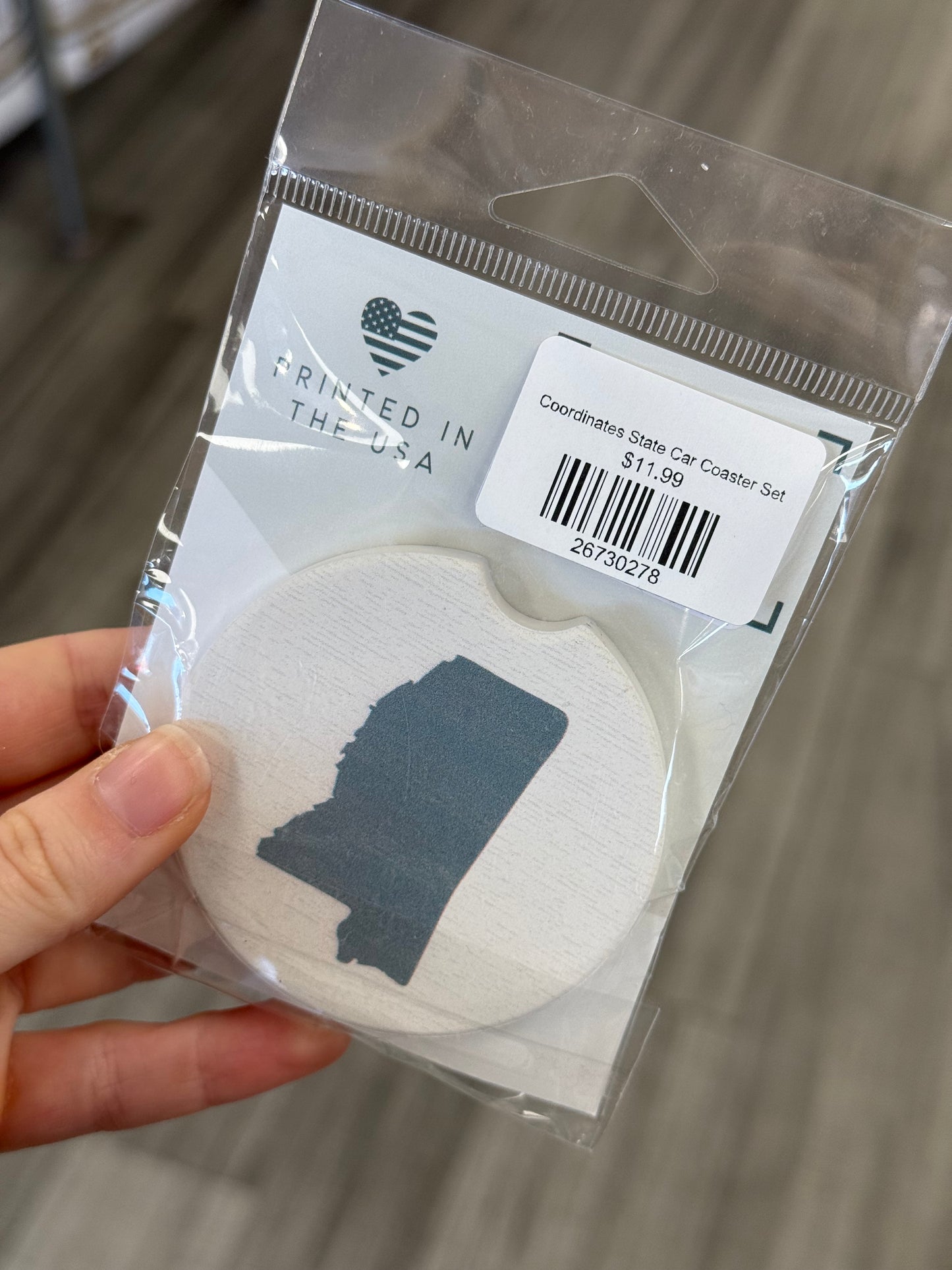 Coordinates State Car Coaster Set