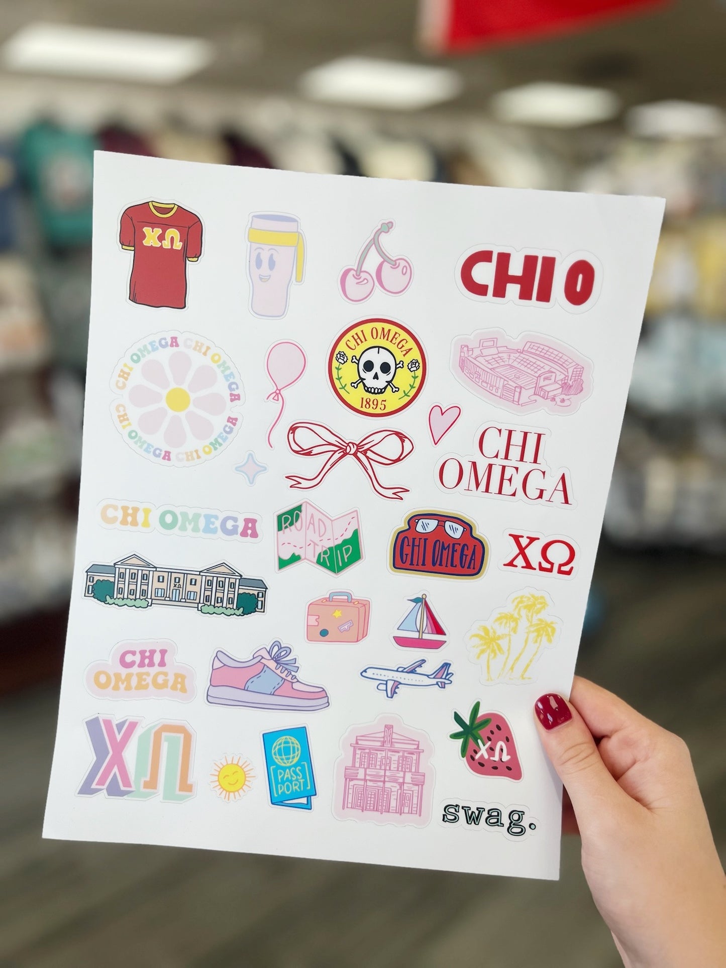 Sorority Sticker Sheets