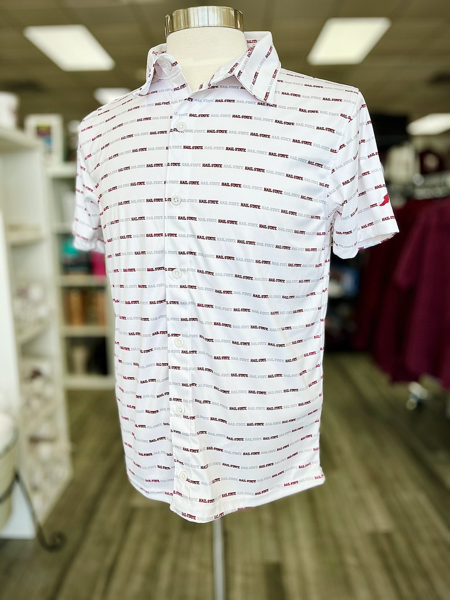 All Over Hail State Polo