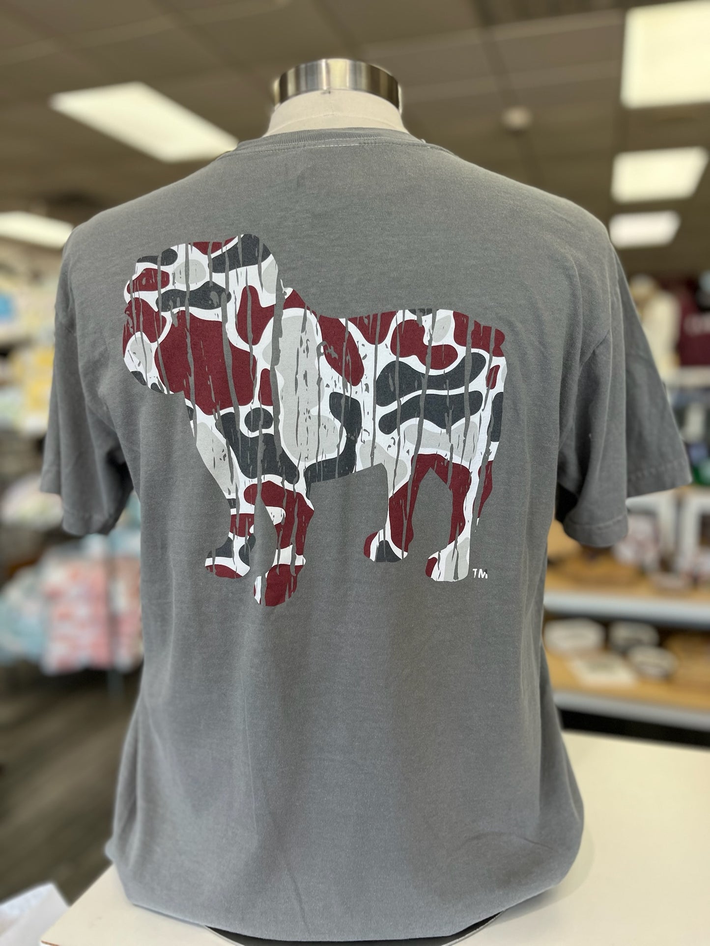 MSU Camo Bulldog Tee