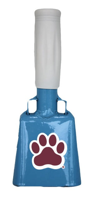 Small Blue Bully Bell with Paw Print Decal