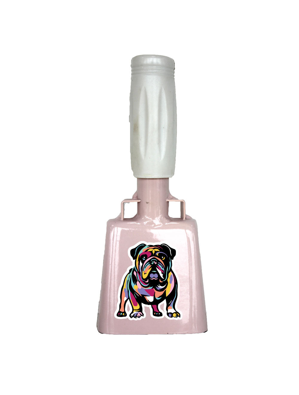 Small Pink BullyBell with Multicolor Bully Decal