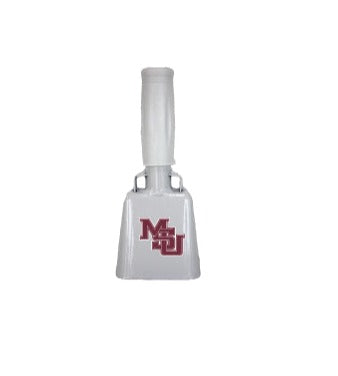 Small White BullyBell with Vault Interlocking MSU Decal