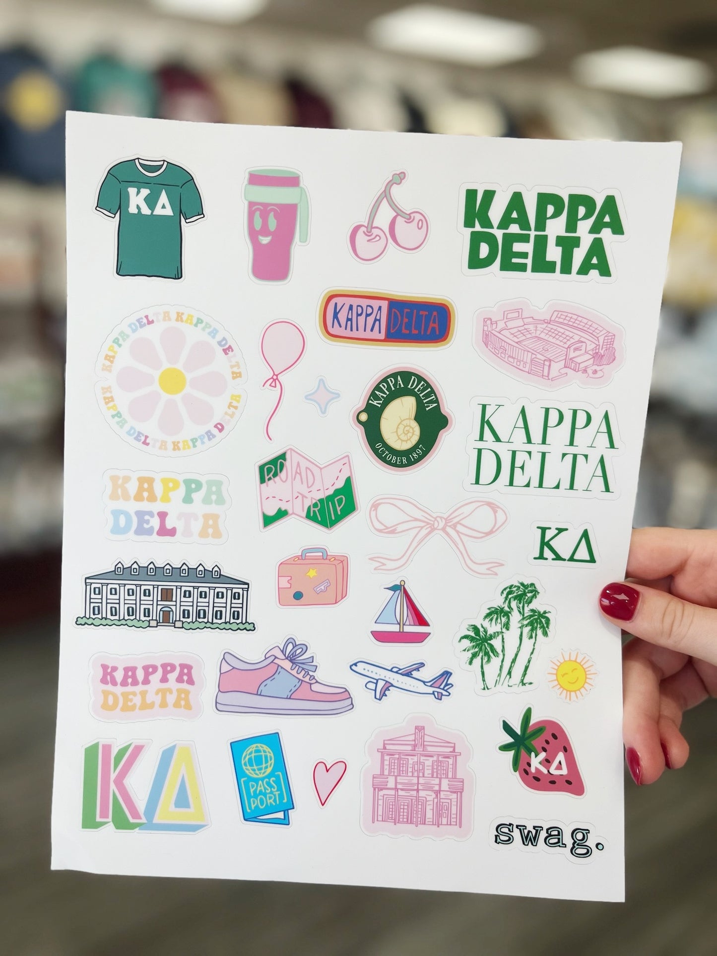 Sorority Sticker Sheets