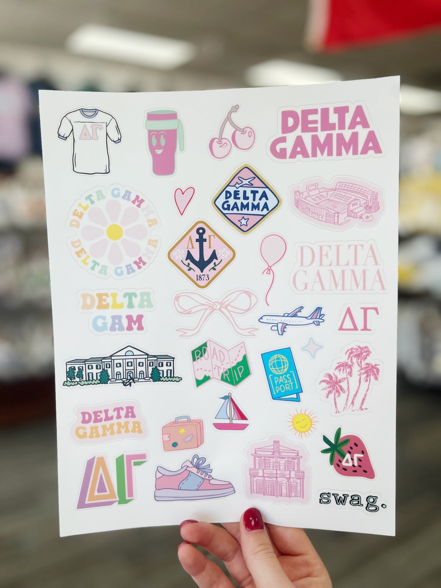Sorority Sticker Sheets