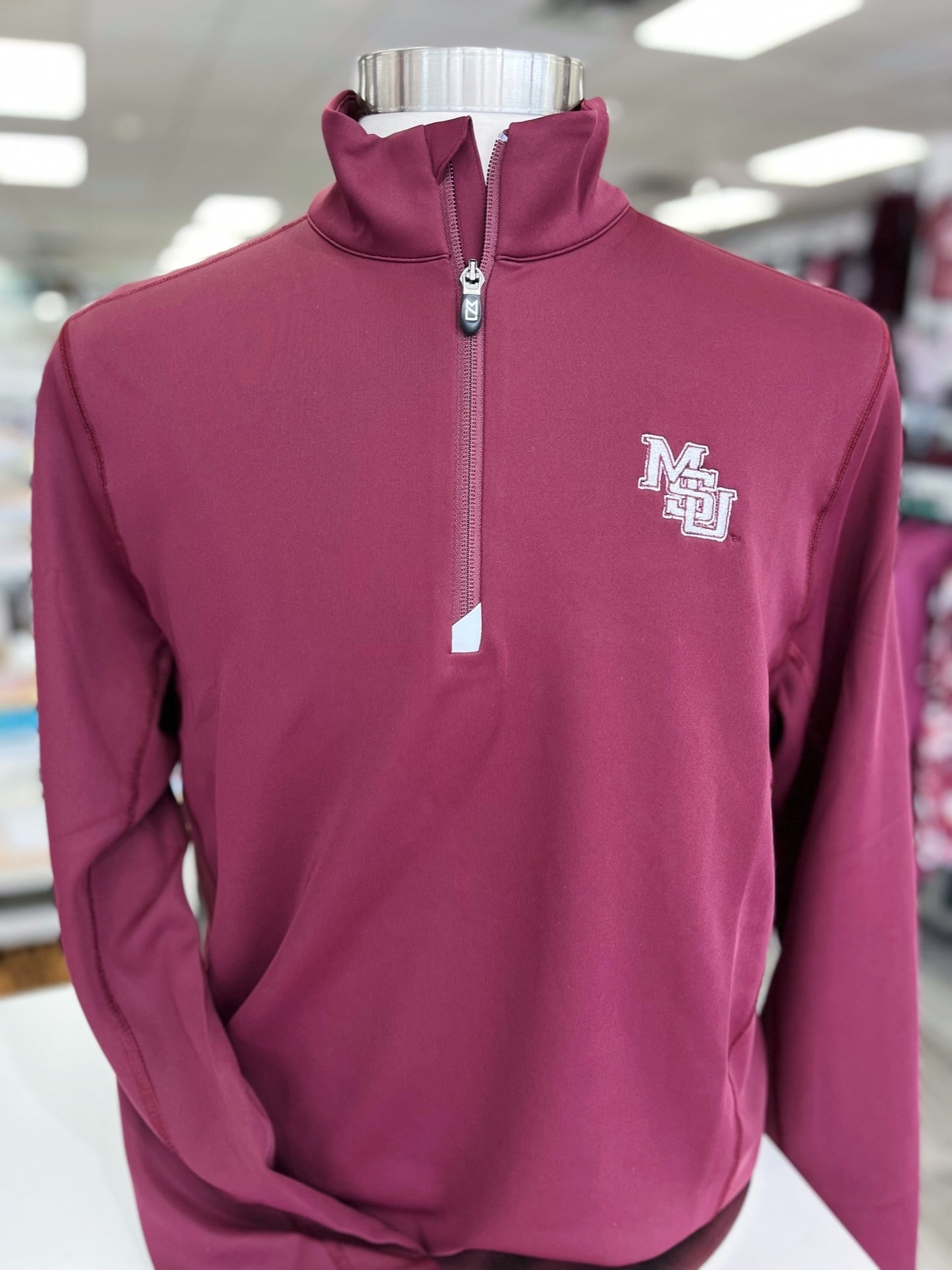 Interlocking MSU Traverse Quarter Zip