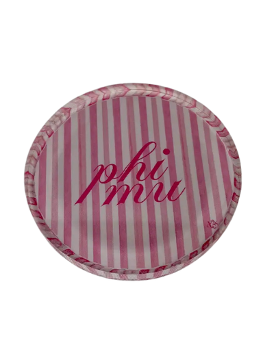 Sorority Striped Acrylic Coaster