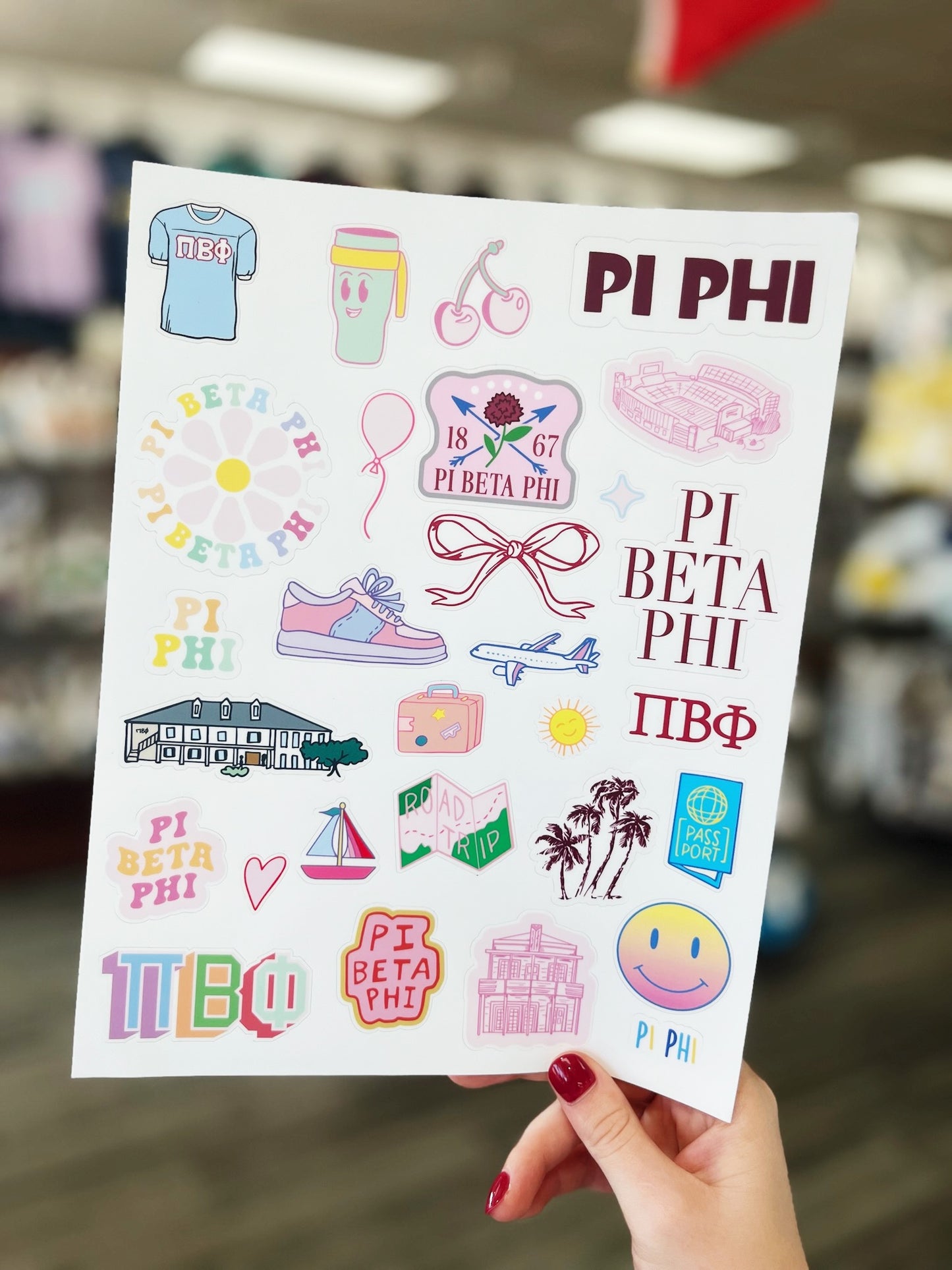 Sorority Sticker Sheets