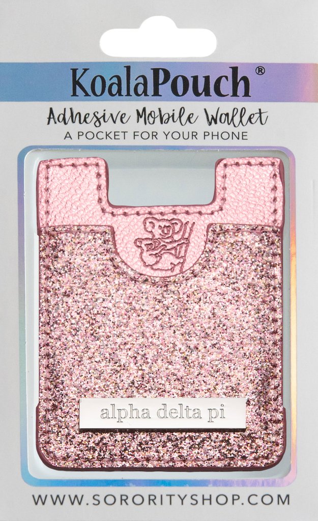 Pink Glitter Sorority Phone Wallets