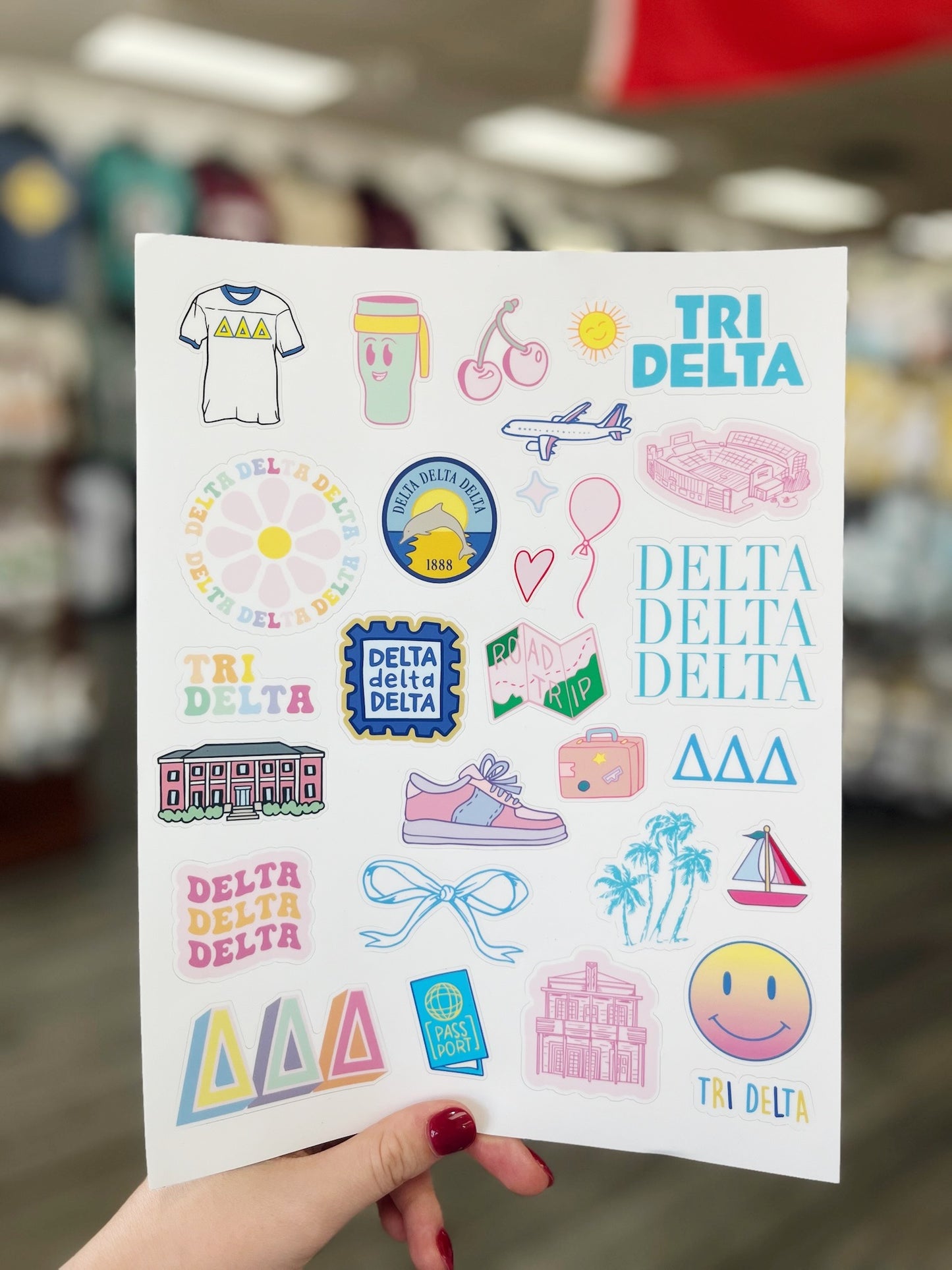 Sorority Sticker Sheets