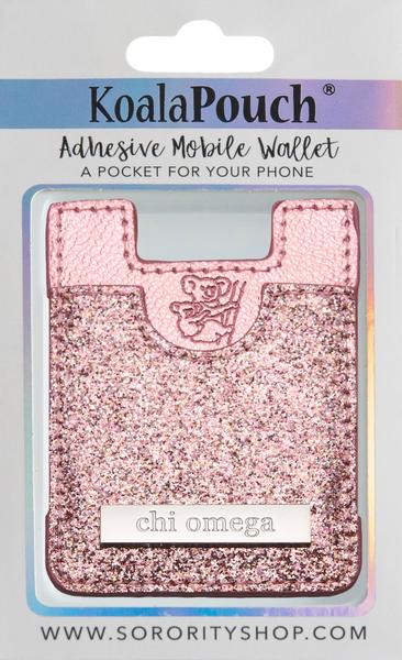 Pink Glitter Sorority Phone Wallets