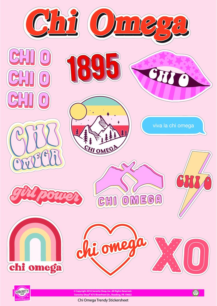 Sorority "Girl Power" Sticker Sheets