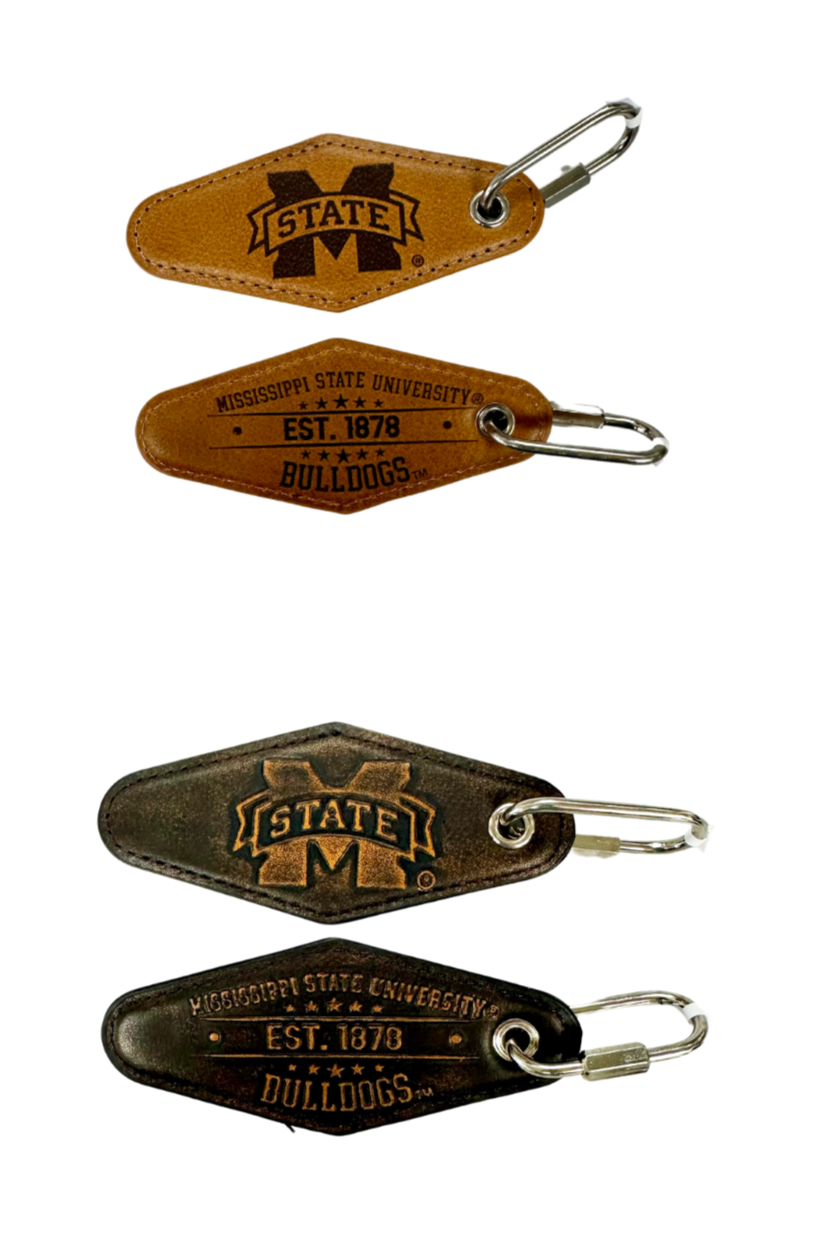 Diamond M Banner Keychain