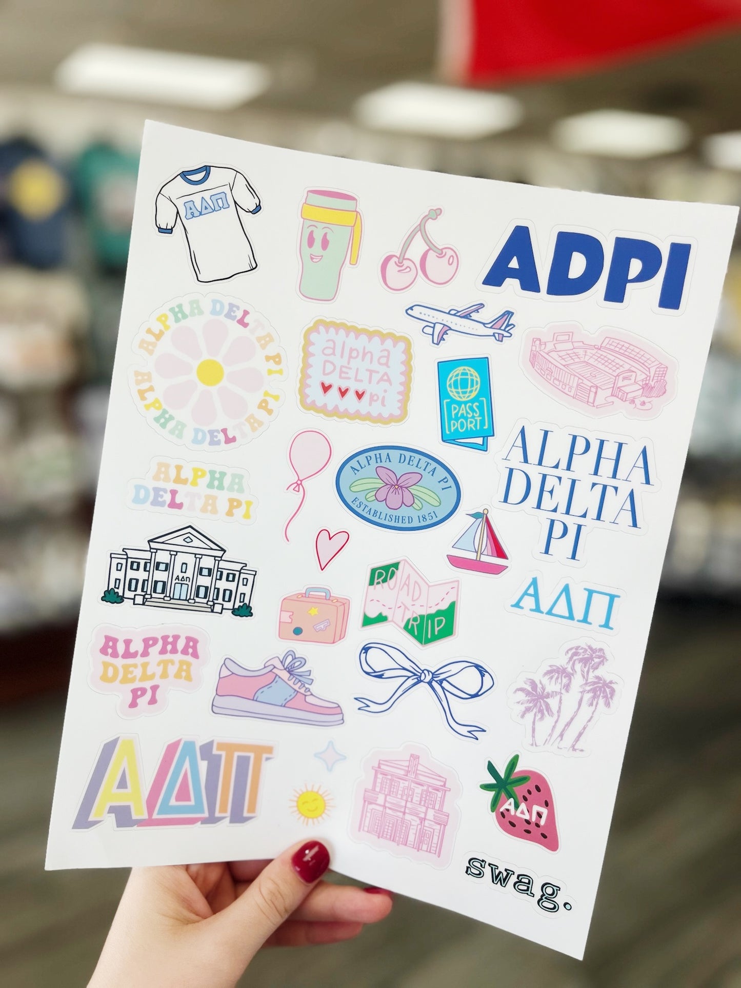 Sorority Sticker Sheets