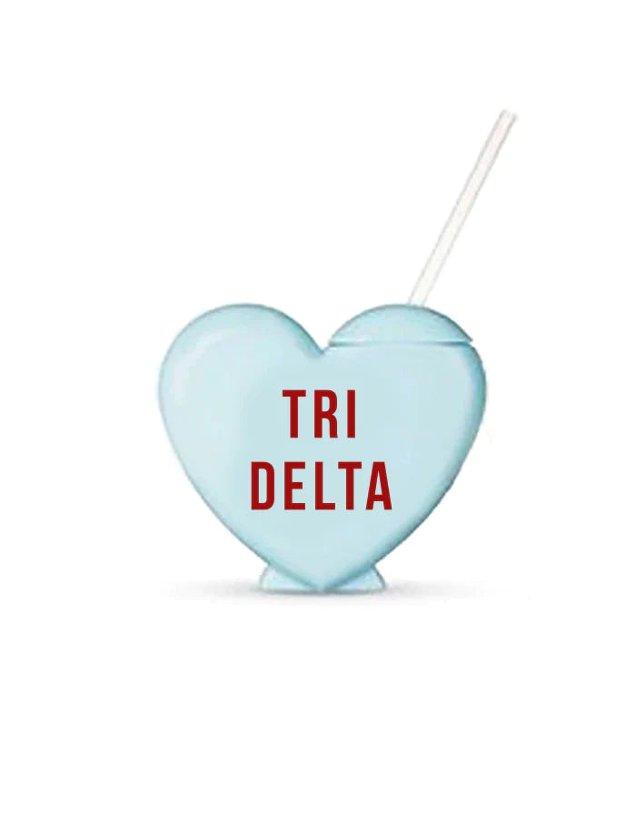 Sorority Heart Shaped Tumblers