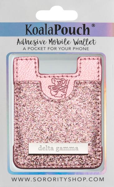 Pink Glitter Sorority Phone Wallets
