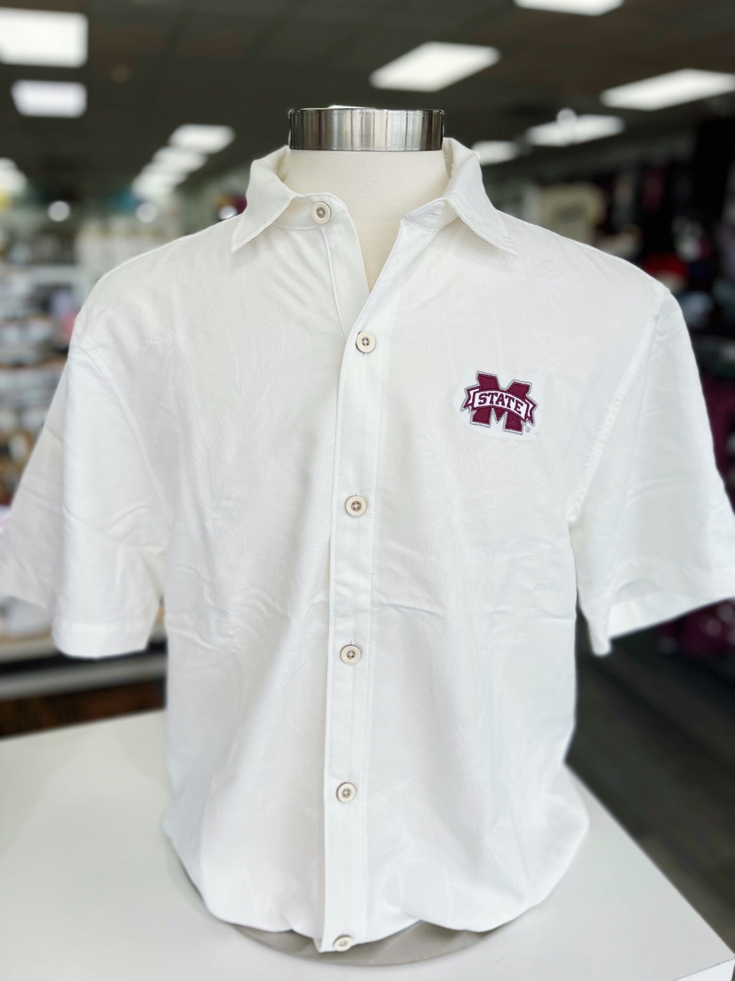 Tommy Bahama M Banner Button Up