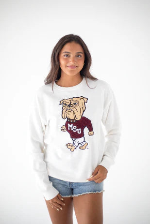 Walking Bully Chenille Sweatshirt