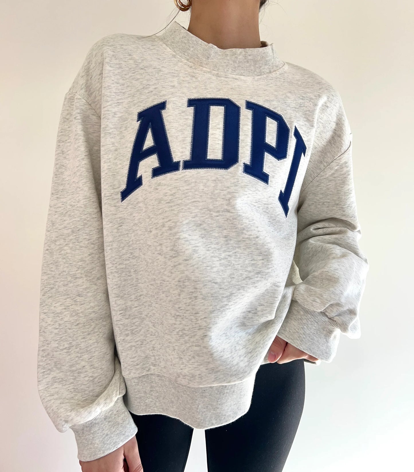 Sorority Mock Neck Sweatshirt