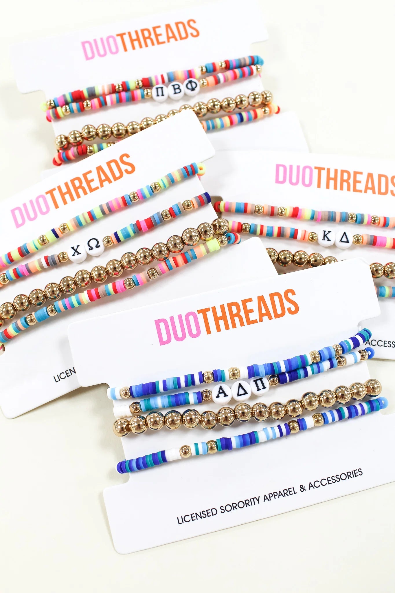 Sorority MultiColor Bracelet Stacks