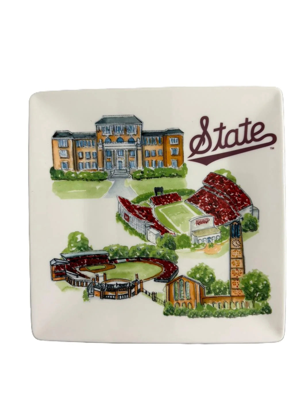 MSU Landmarks Trinket Tray