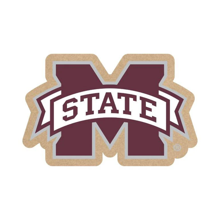 M Banner Wood Magnet