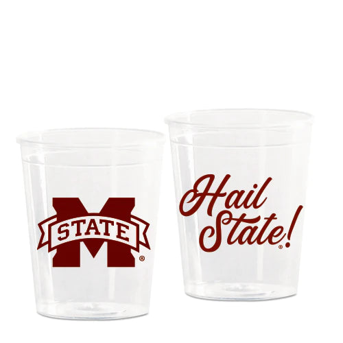 MSU Plastic Shot Glasses