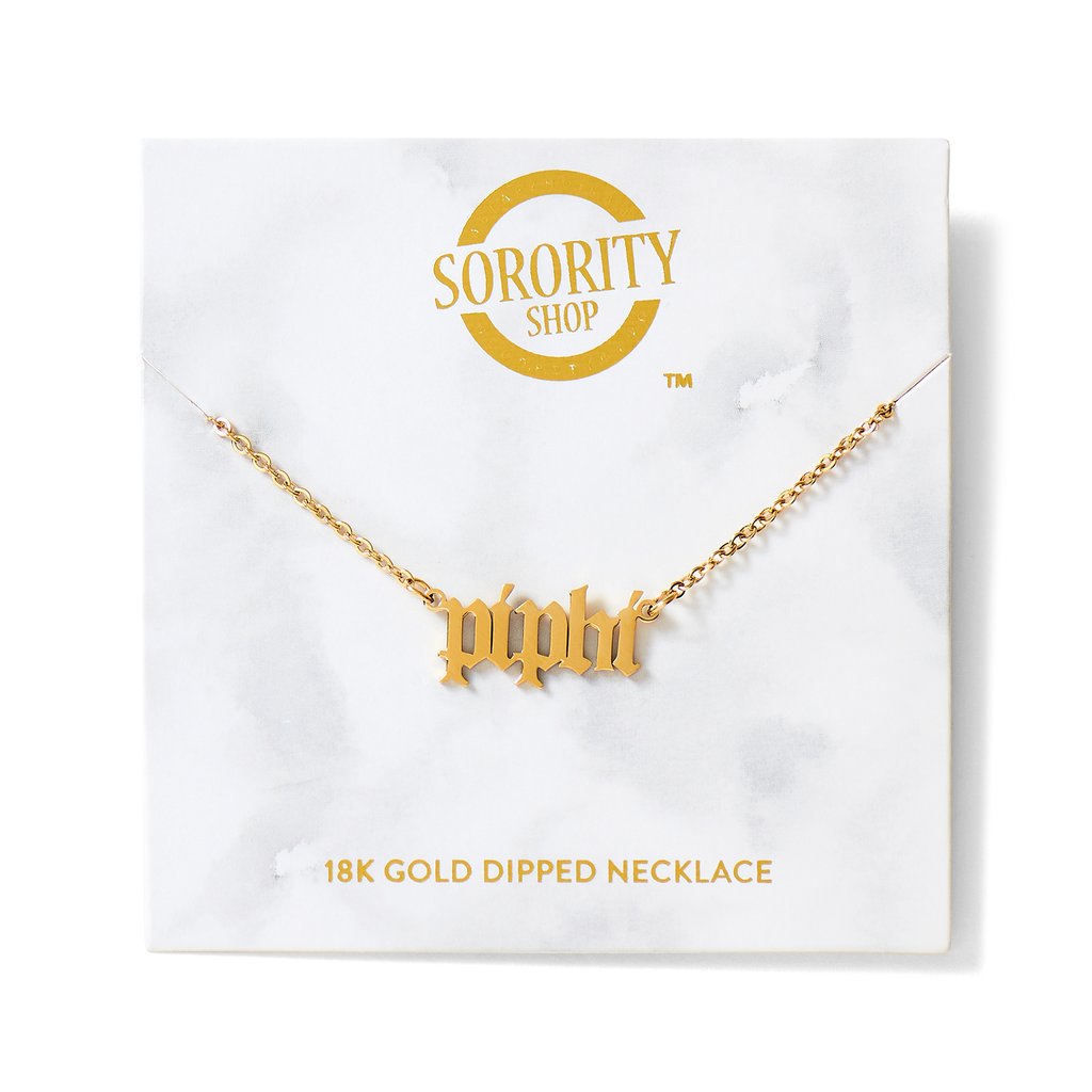 Old English Sorority Necklaces