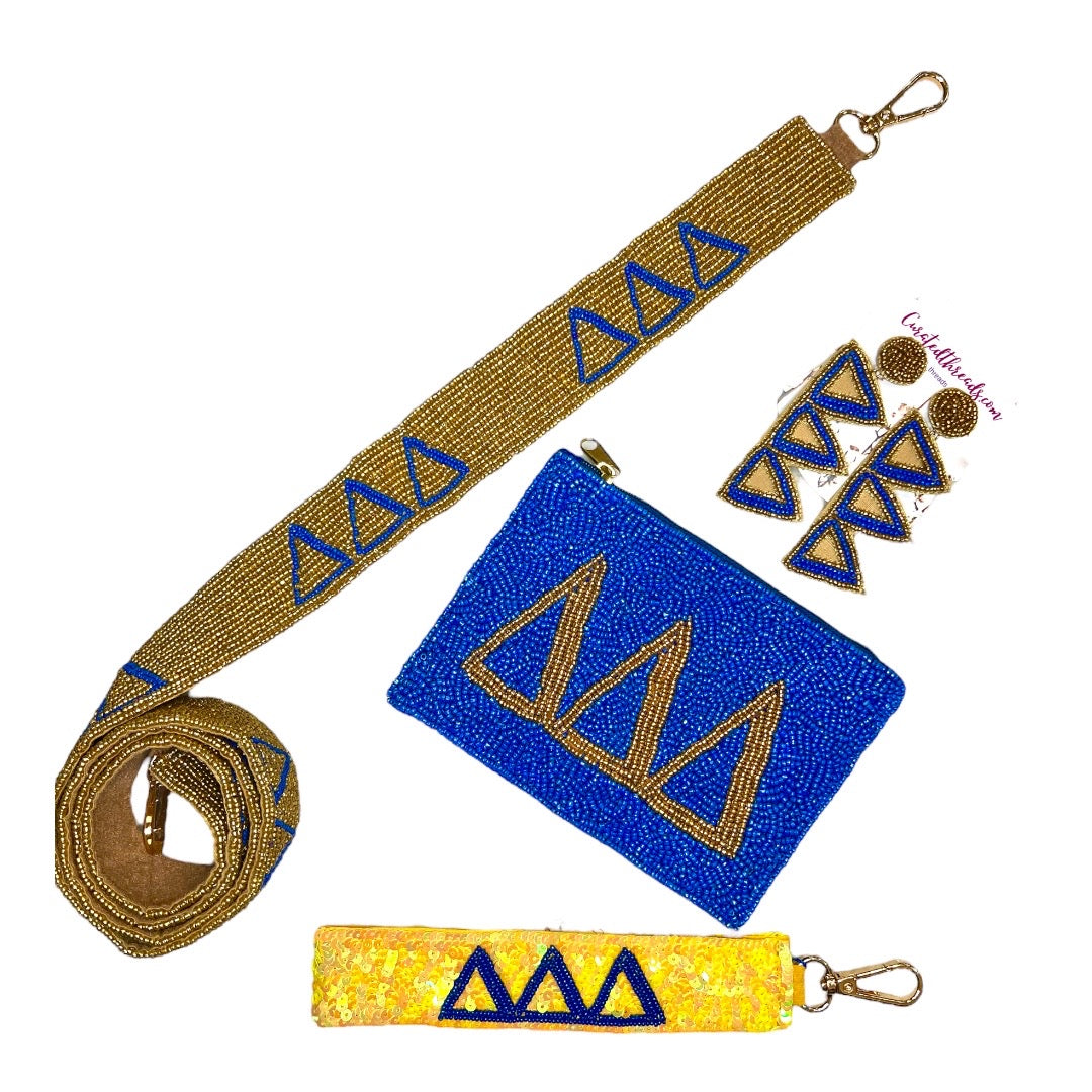 Sorority Beaded Purse Straps