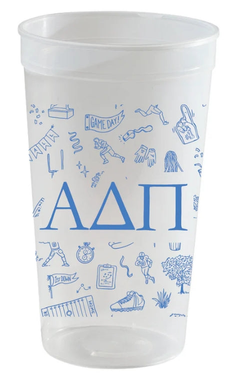 Sorority Football Toile Stadium Cup