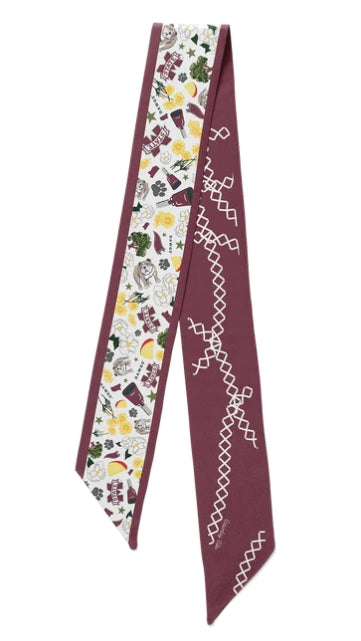 Bulldogs Skinny Scarf
