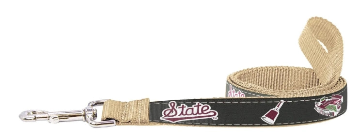 MSU Collage 6 ft. Ribbon Leash