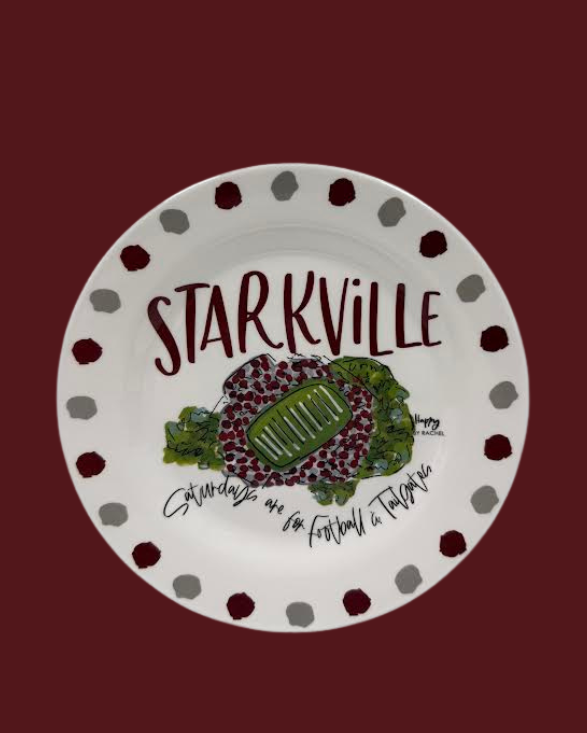 Starkville, MS 9" Melamine Plates