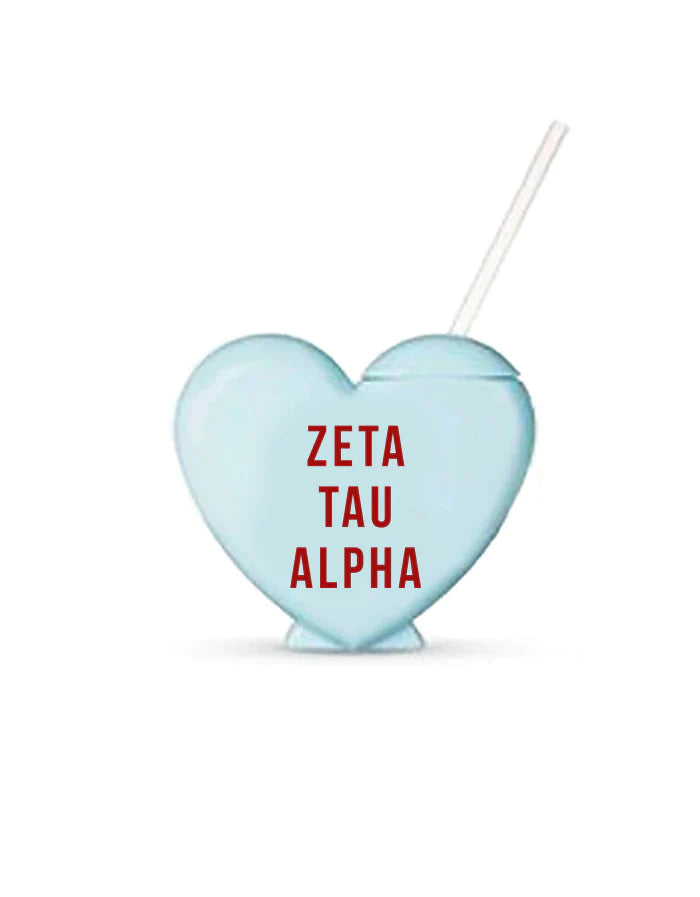 Sorority Heart Shaped Tumblers