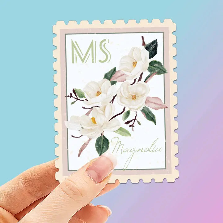 MS Magnolia Stamp Decal