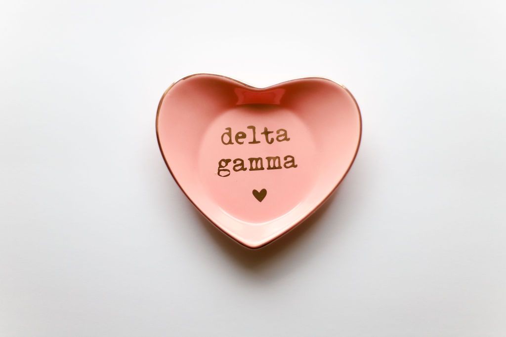 Sorority Heart Ring Dishes